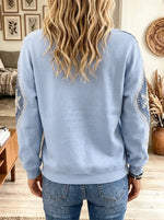 Women's Panel Snowflake Sweatshirt