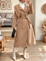 Retro Chic Art Casual Stylish Long Sleeve Cozy Lapel Coat