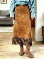 Vintage Elegant Western Fringe Art Casual Stylish Skirt
